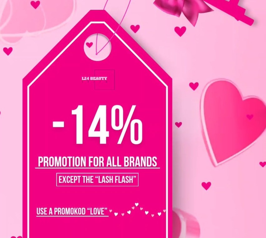 💖 Valentine's Day Discounts from L24 BEAUTY! 💖