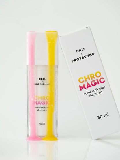 Eyebrow Color Indicator Shampoo Okis x Protsenko - ChroMagic, 30 ml