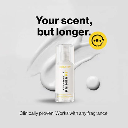 Obart Fragrance Primer P3 for Longer-Lasting Fragrance, Unscented, 1.7 fl oz/50 ml