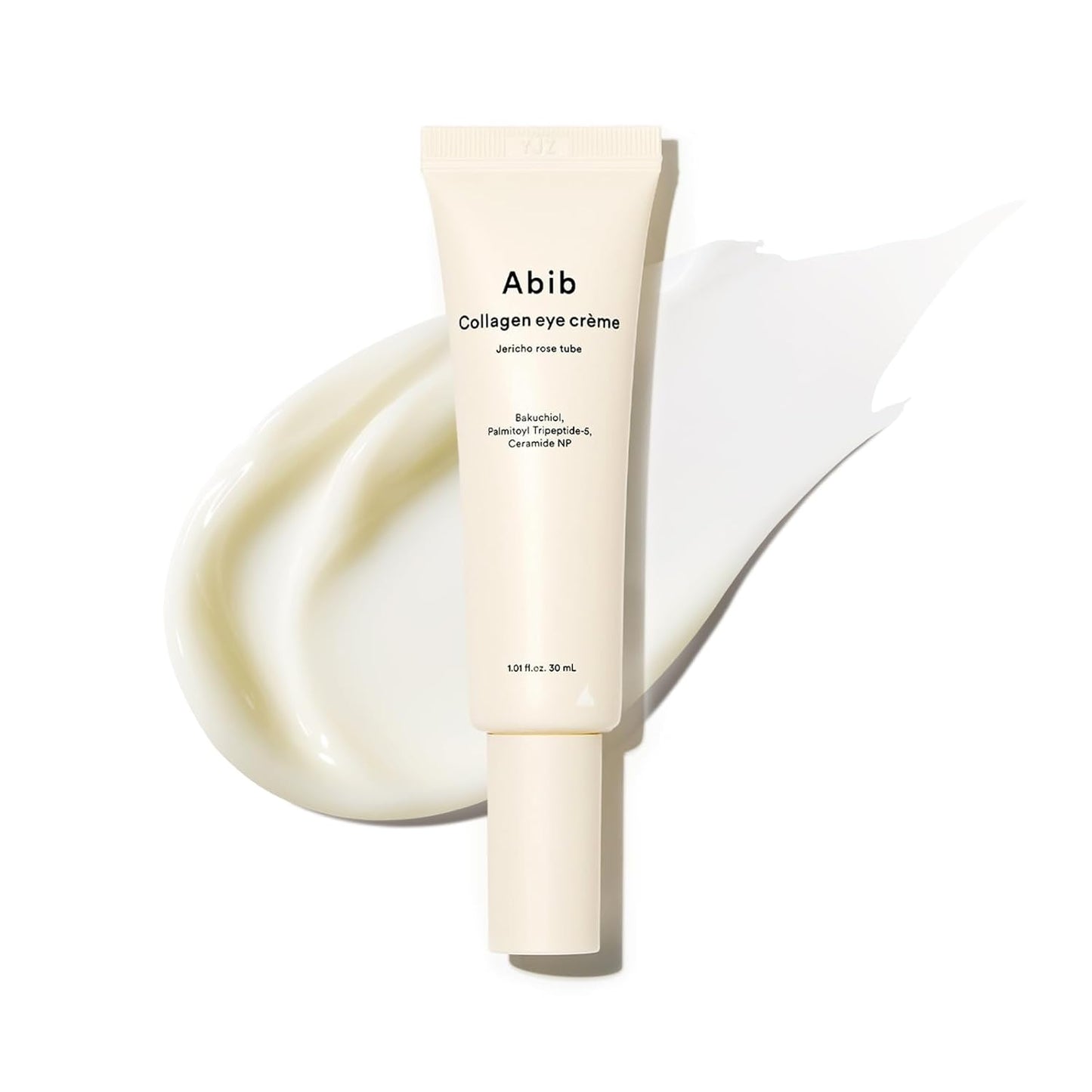 Крем для очей Abib Collagen Jericho Rose у тюбику від темних кіл, набряків та дрібних зморшок під очима