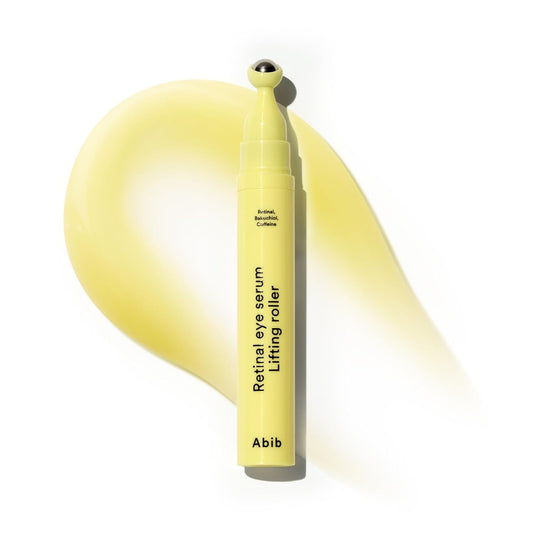 Abib Retinal Eye Serum Lifting Roller 0.5 Fl Oz, 15 мл | Антивіковий аплікатор для шкіри навколо очей проти зморшок, набряків, темних кіл з кофеїном та бакухіолом