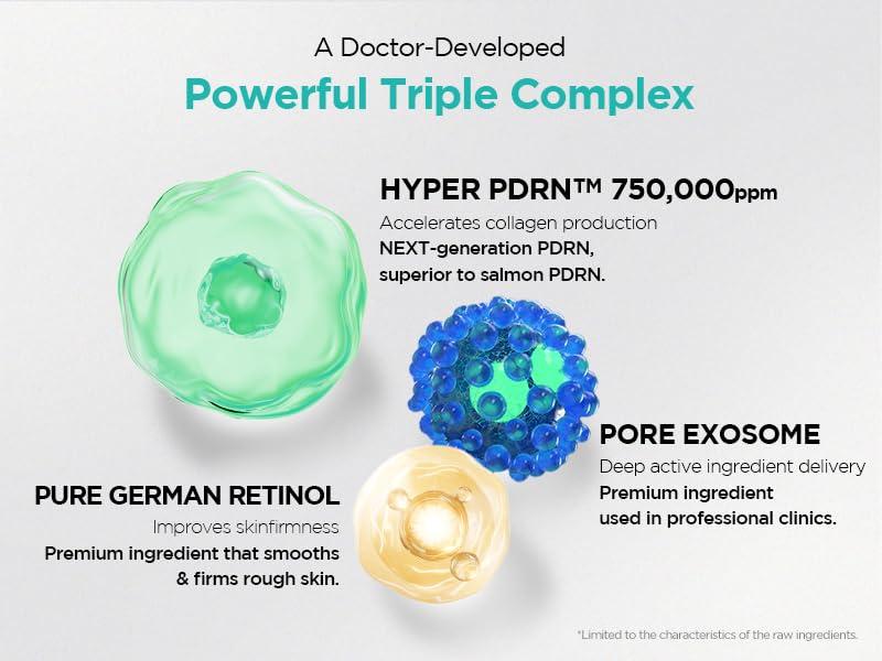 Відновлююча сироватка ReDRN Exosome AmpouleㅣBiome PDRN 750,000 ppm + Ретинол + ЕкзосомиㅣСироватка для обличчя для звуження пор та зміцнення шкіриㅣКорейський догляд за шкірою (15 мл X 2 шт)