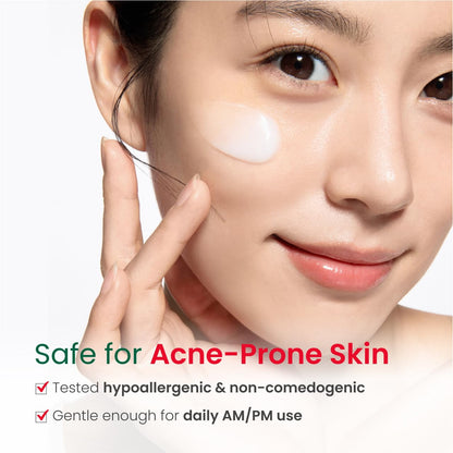 Заспокійливий крем Dr. G RED Blemish Clear - Заспокійливий корейський зволожувальний крем від почервоніння - Заспокоює акне та подразнення - З центеллою азіатською - Тривале зволоження - 2.36 рідких унцій 