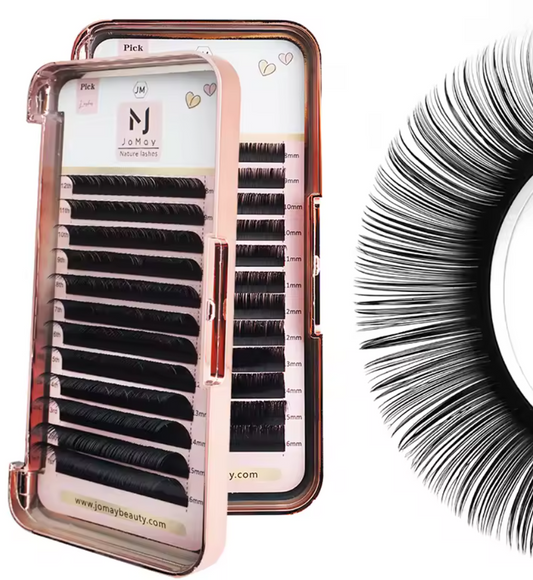 M J JOMAY Eyelash Extension MIX(8-16), 0.12mm