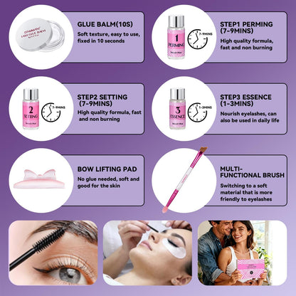 Набір для ламінування вій DAMMAN Professional Quick Lash Perm Kit