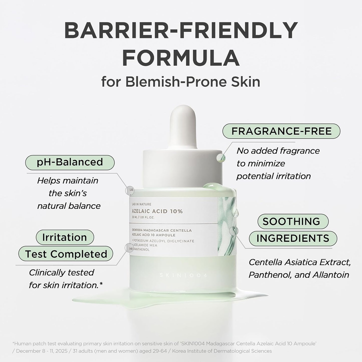 SKIN1004 Azelaic Acid 10% Ampoule, Hydrating Face Serum for Blemish-Prone & Irritated Skin, 1.01 fl.oz / 30ml