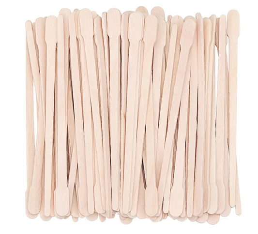 Дерев'яні палички для депіляції (100 шт. в упаковці)