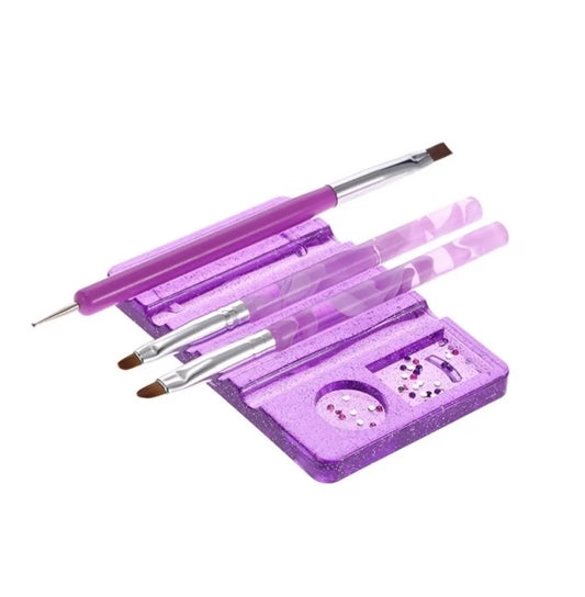 Stand for drying brushes / flat purple