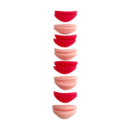 ELAN BLUSH CURL Eyelash Lamination Roller Set (D and C Curls), 8 Pairs