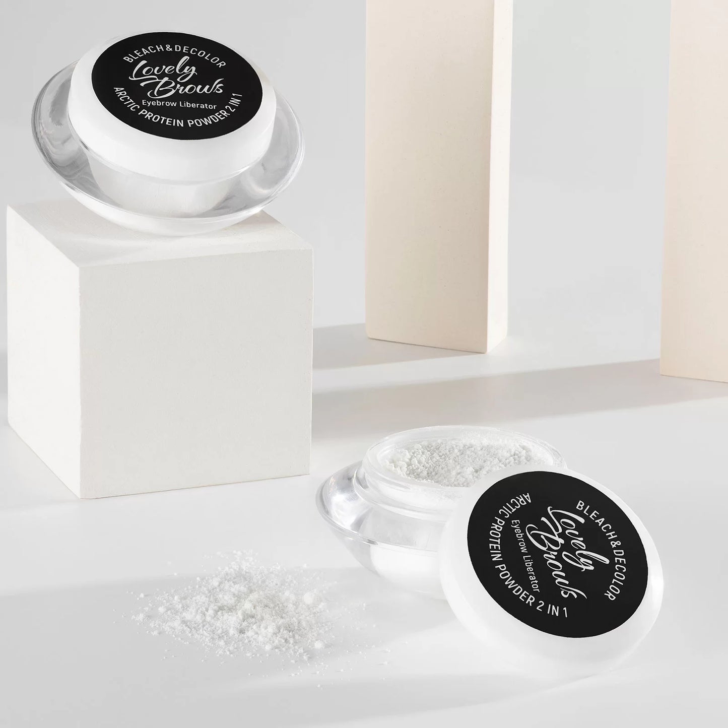 Arctic protein powder for eyebrows 2 in 1 BLEACH&DECOLOR