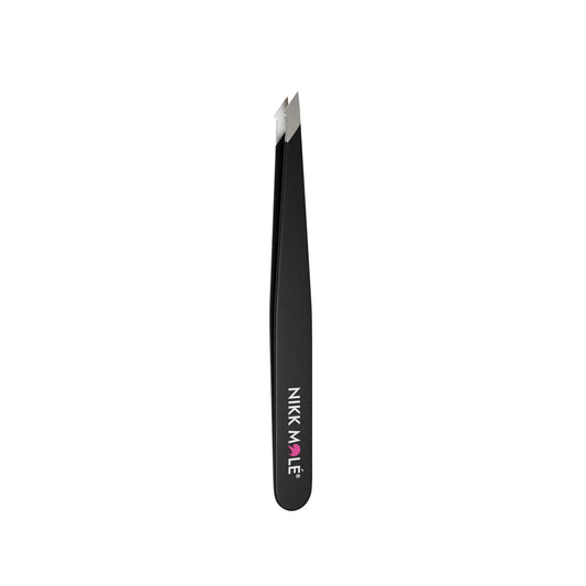 Eyebrow tweezers oblique (black) Nikk Mole