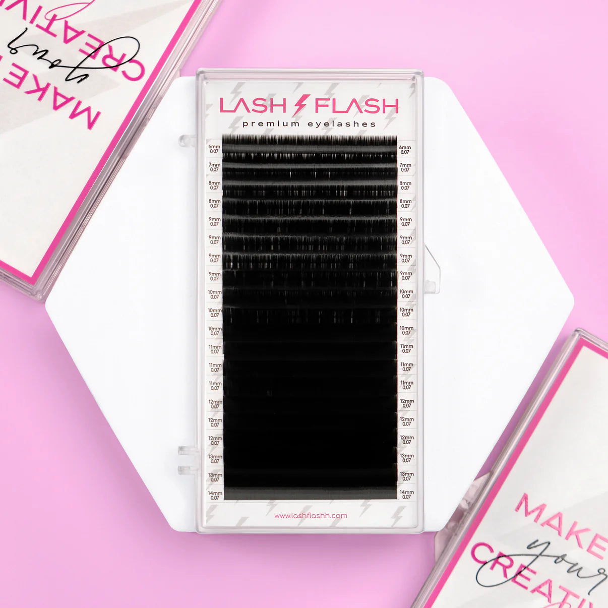 Black Collection False Eyelashes | Mixed Length Tray