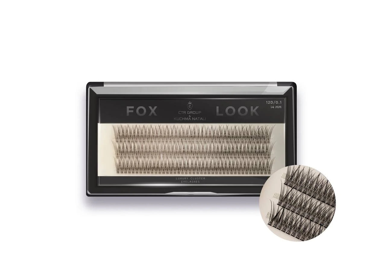 CTR GROUP - Cluster Eyelashes 12D/0.1 - Fox Look