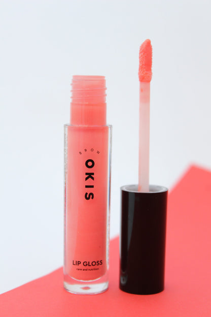 Colored LIP GLOSS 6 ml OKIS BROW (01 peach)