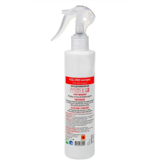 AHD 2000 Express disinfectant for hands, skin and devices, 250 ml