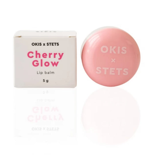 Okis x Stets Moisturizing Lip Balm - Cherry Glow, 5 g