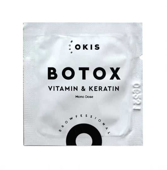 Botox for eyebrows and eyelashes Okis Brow BOTOX Vitamin & Keratin / sachet, 1 ml (mini)