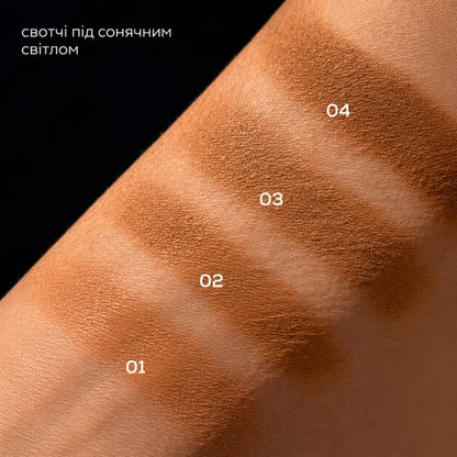 ZOLA Face Bronzer - Natural Bronze Glow