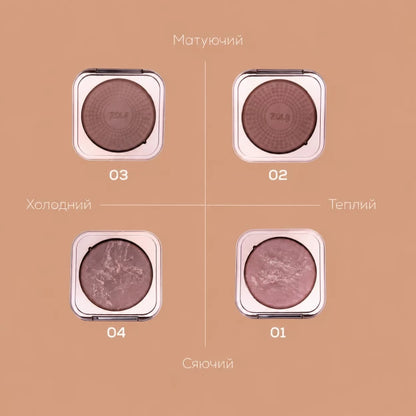 ZOLA Face Bronzer - Natural Bronze Glow