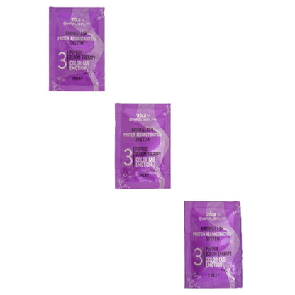 ZOLA x Yuliya Lash Vin COLOR LAB EMOTION Laminating Composition in sachet 03 PEPTIDE BLOOM THERAPY (3 х 1 ml) (3 × 0.03 fl oz)