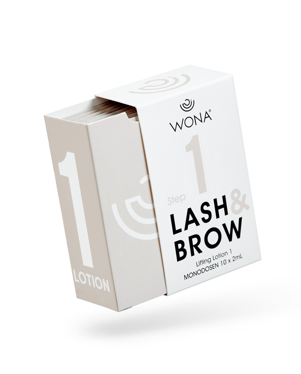 Wona Set of compositions for lamination of eyelashes and eyebrows