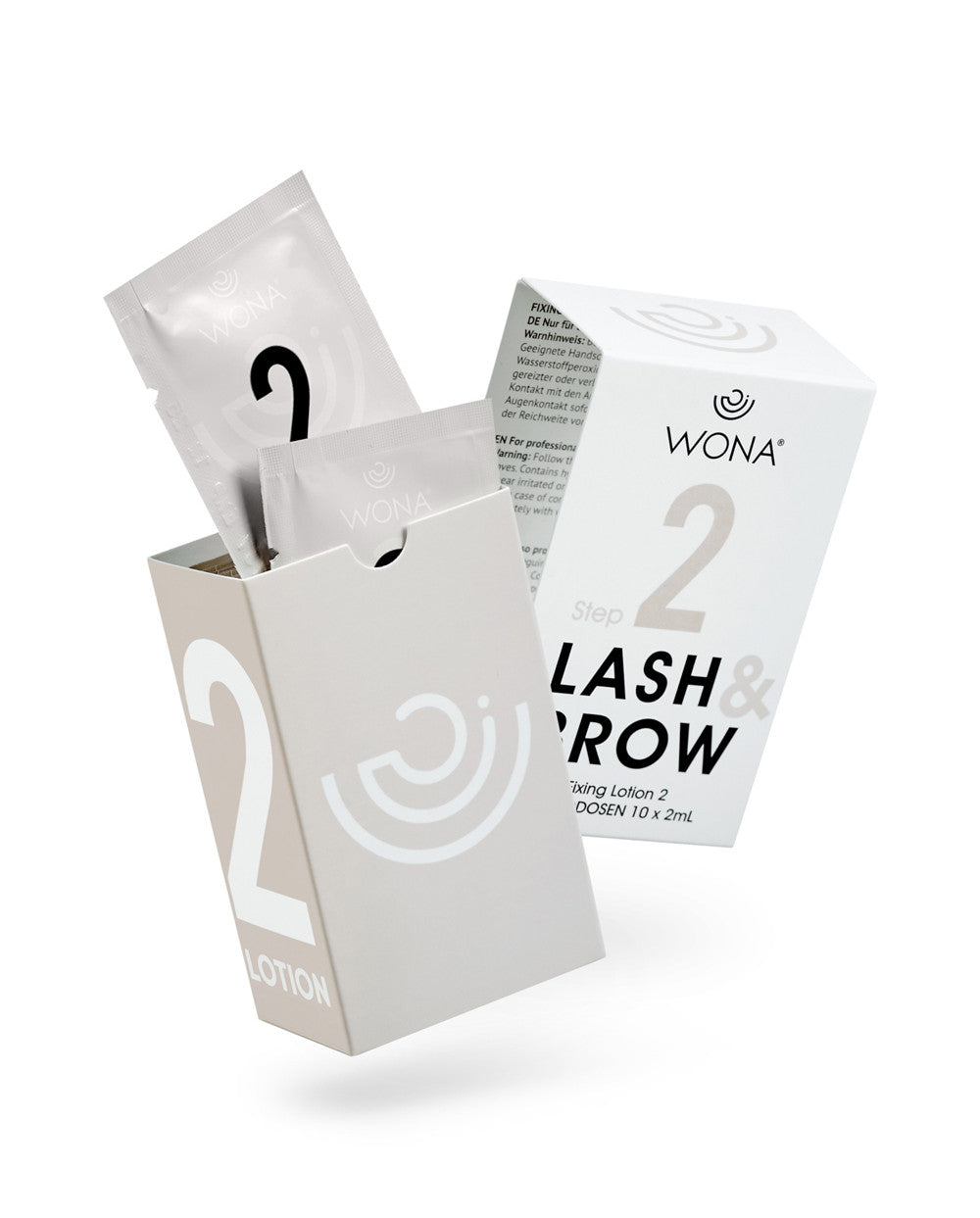 Wona Set of compositions for lamination of eyelashes and eyebrows