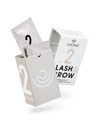 Wona Set of compositions for lamination of eyelashes and eyebrows
