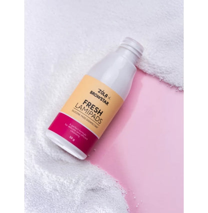 Дезінфікуючий засіб для силіконових валиків ZOLA x Browstar Fresh Lamipads, 50 г