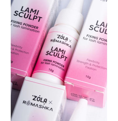 Фіксуюча пудра для ламінування вій ZOLA x Romashka - LamiSculpt, 10 г