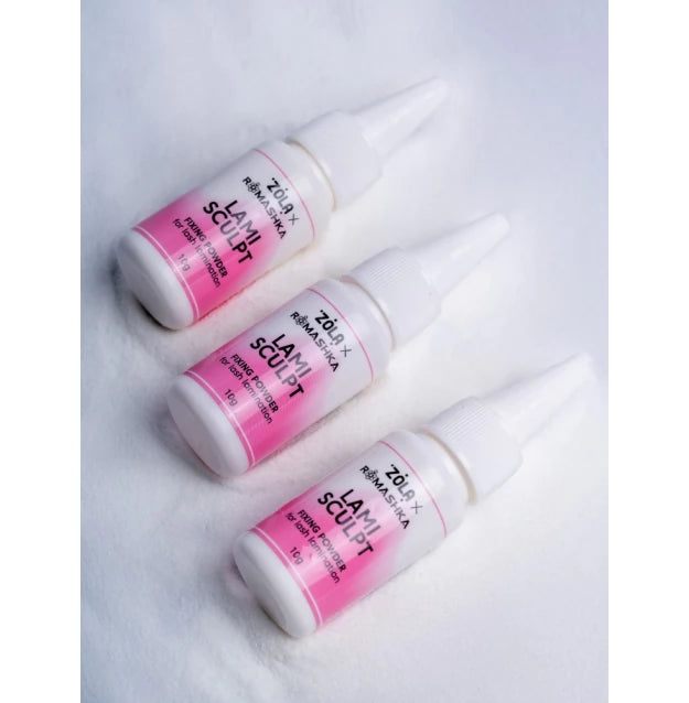 Фіксуюча пудра для ламінування вій ZOLA x Romashka - LamiSculpt, 10 г