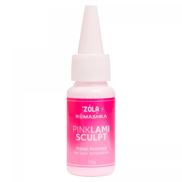 Setting powder for eyelash lamination ZOLA x Romashka - PINK LamiSculpt | pink | 10 g