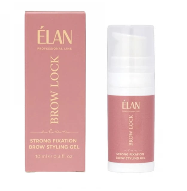 Strong hold eyebrow styling gel ELAN - BROW LOCK, 10 ml (vacuum container)