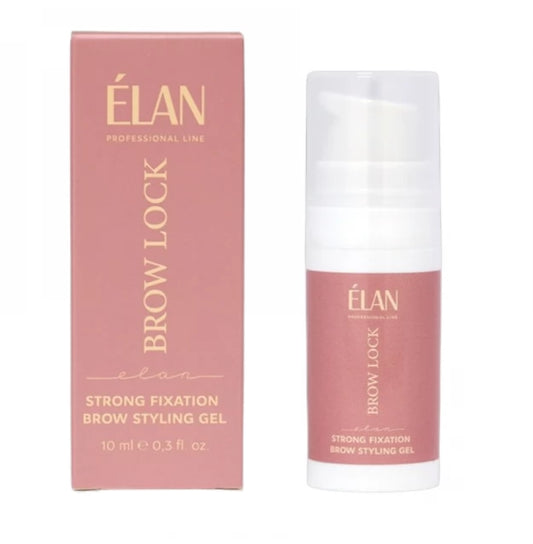 Strong hold eyebrow styling gel ELAN - BROW LOCK, 10 ml (vacuum container)