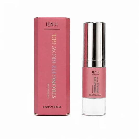 Strong hold eyebrow styling gel Lendi - Strong Fix Brow Gel, 10 ml | jar