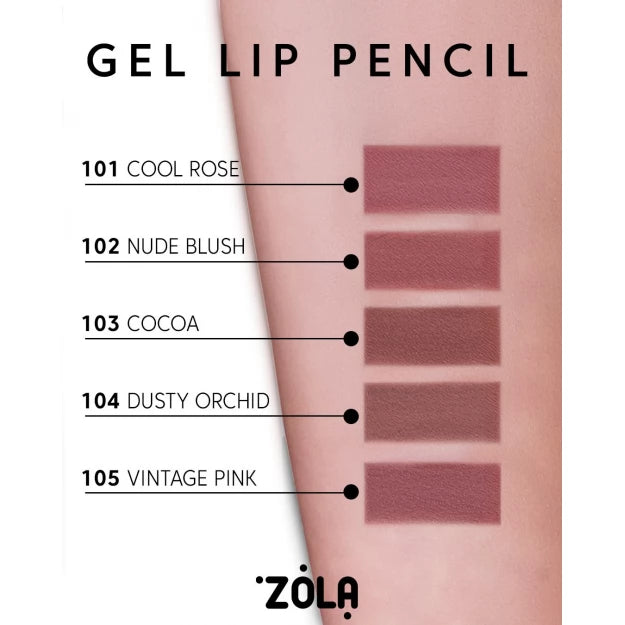 Гелевий олівець для губ ZOLA
