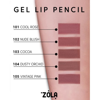 Гелевий олівець для губ ZOLA