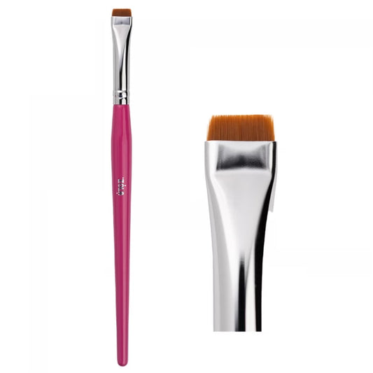 ZOLA Brush #04 / Smooth Wide for Eyebrows and Eyelashes / Raspberry