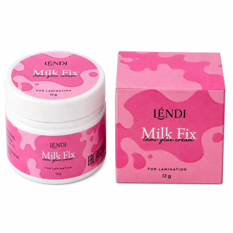 Cream eyelash lamination glue Lendi - Milk Fix Lami Glue Cream, 12 g