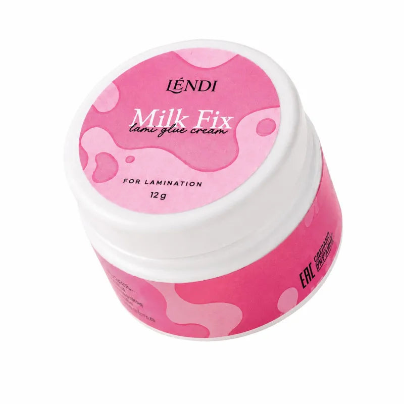 Cream eyelash lamination glue Lendi - Milk Fix Lami Glue Cream, 12 g