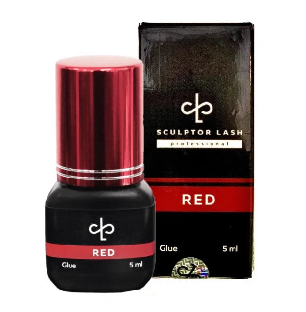 Glue for eyelash extension Sculptor Lash / Red (0.3-0.5 sec), 5 ml