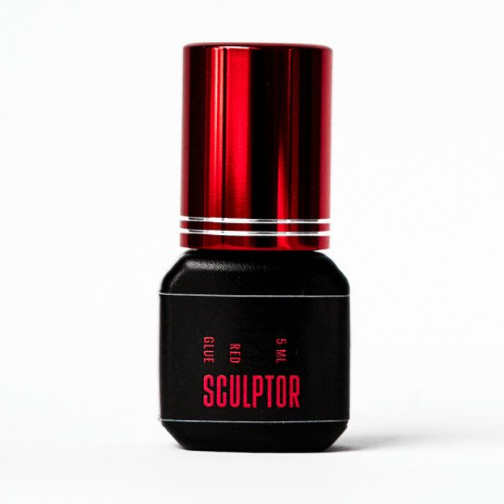 Glue for eyelash extension Sculptor Lash / Red (0.3-0.5 sec), 5 ml