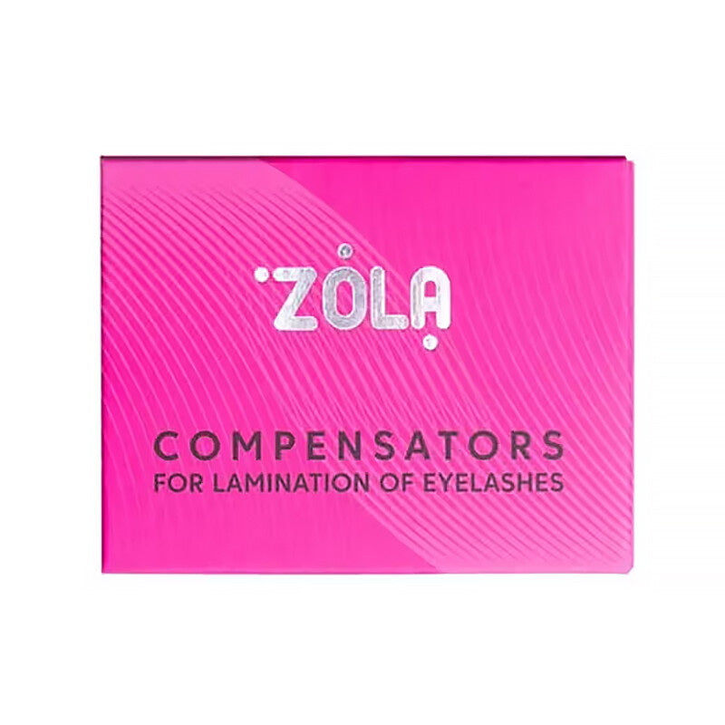 Компенсатори для ламінування вій ZOLA / рожеві, 1 пара