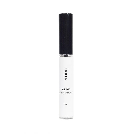 Aloe concentrate for deep moisturizing of eyebrows and eyelashes Okis Brow / tube with brush, 9 ml
