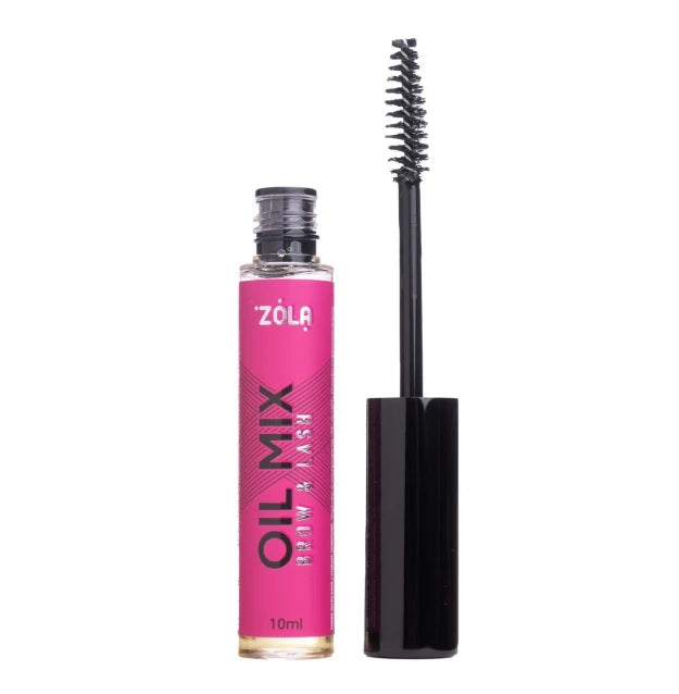 Nourishing oil for eyebrows and eyelashes with a brush Zola/Oil Mix, 10 ml