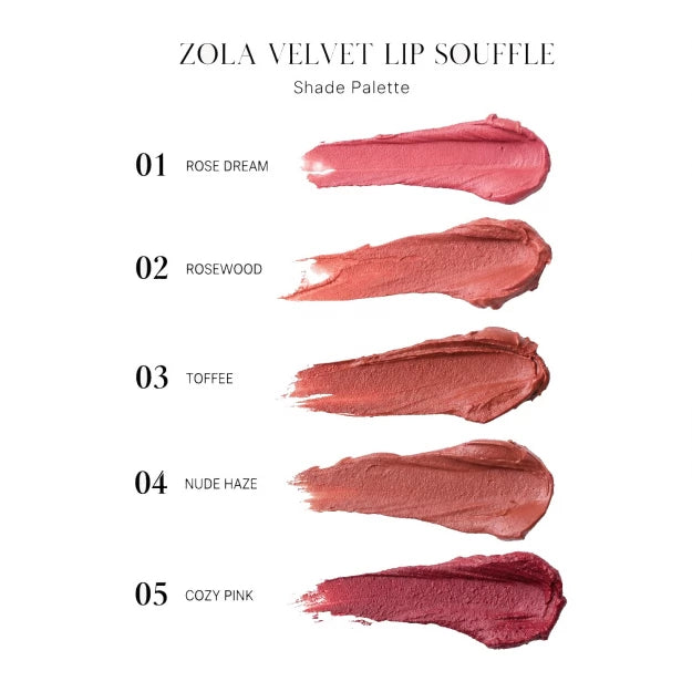 Matte velvet lipstick ZOLA - LIP SOUFFLE
