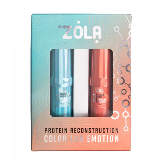 ZOLA - PROTEIN RECONSTRUCTION Color Lab Emotion (помаранчево-синій)