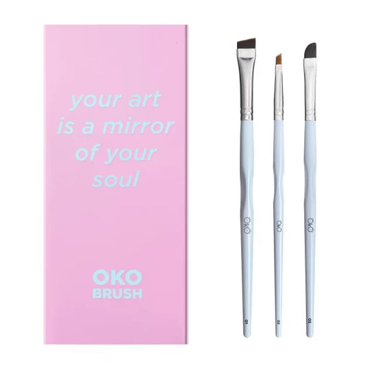 OKO brush set / Your Art is a Mirror of Your Soul / pink box