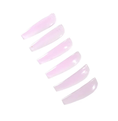 Набір валиків для ламінування вій ELAN / WOW LASH 6 пар / рожеві напівпрозорі