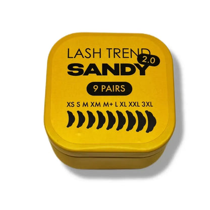 Set of rollers for eyelash lamination LASH TREND "SANDY 2.0" (9 pairs)