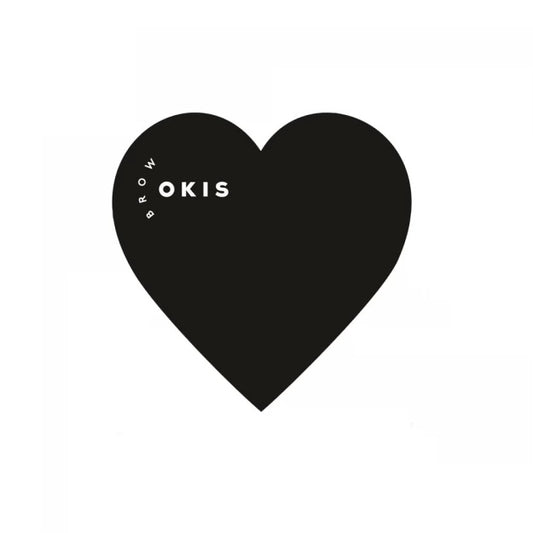 Palette for mixing heart black Okis Brow